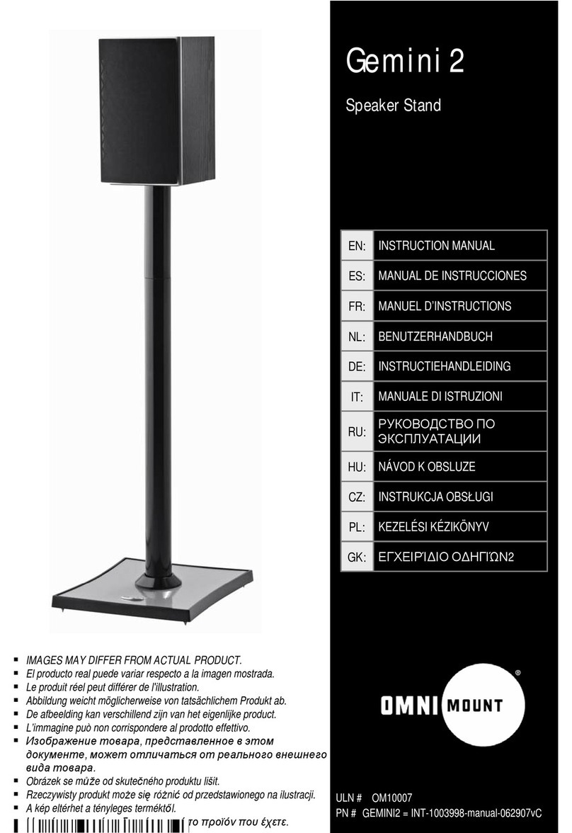 Omnimount Gemini 2 User manual