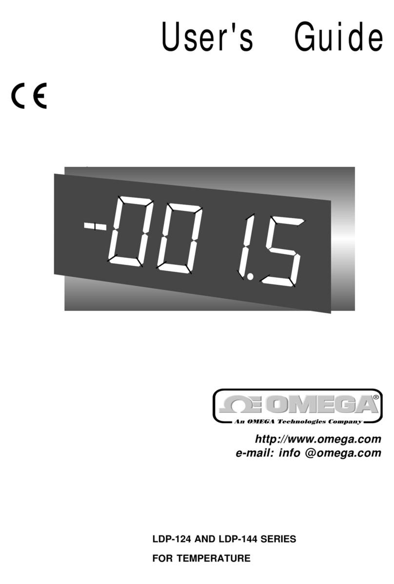Omega LDP-144 Series User manual Omega LDP-144 Series User manual