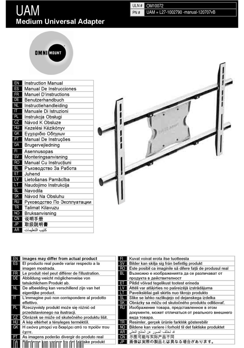 Omnimount L27-1002790 -manual-120707vB instruction manual