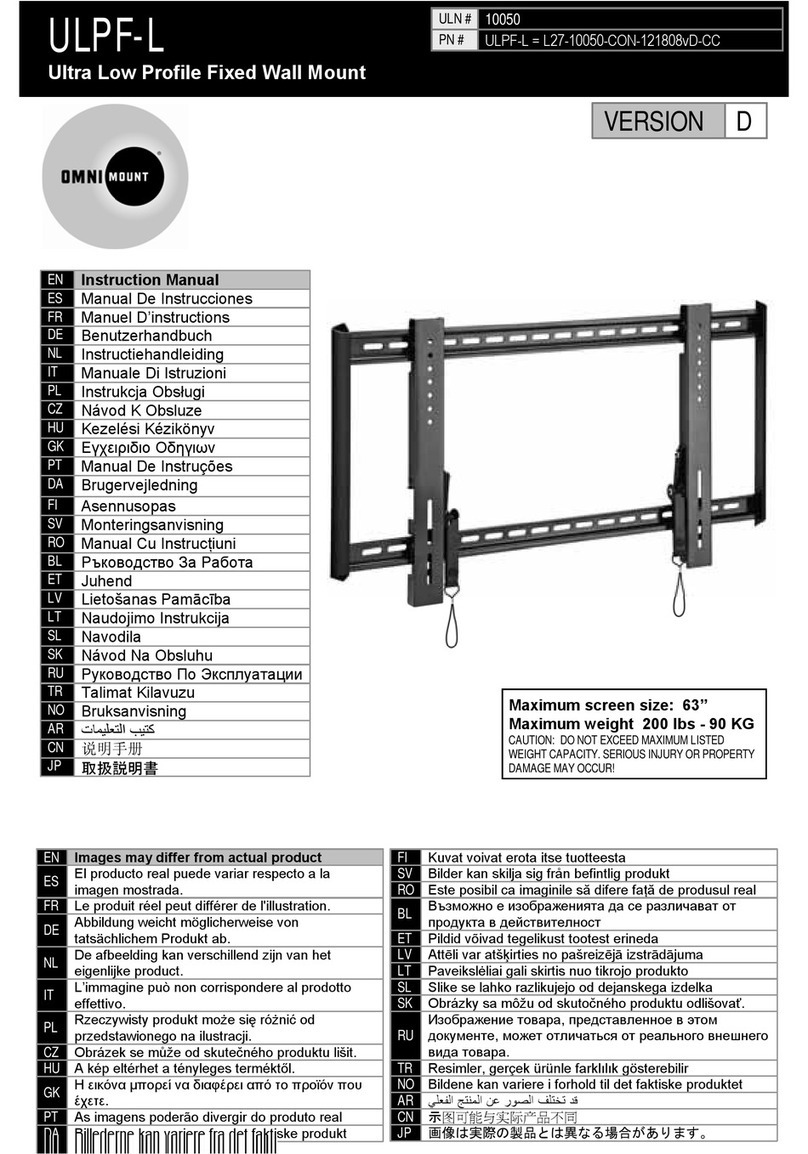 Omnimount 10050 instruction manual