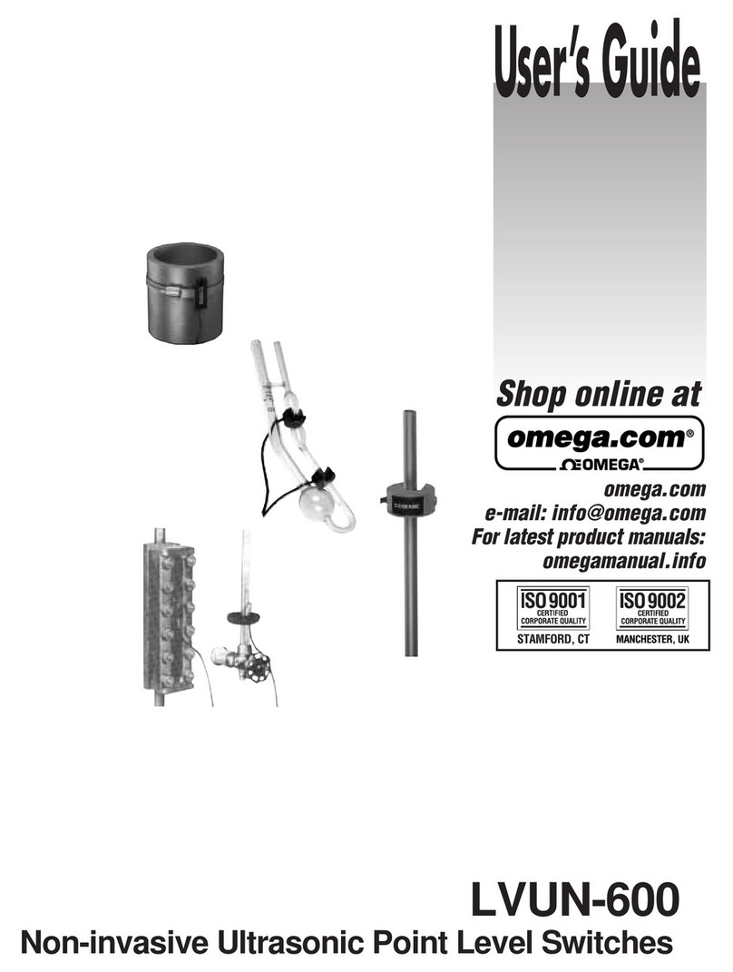Omega Engineering LVUN-600 User manual