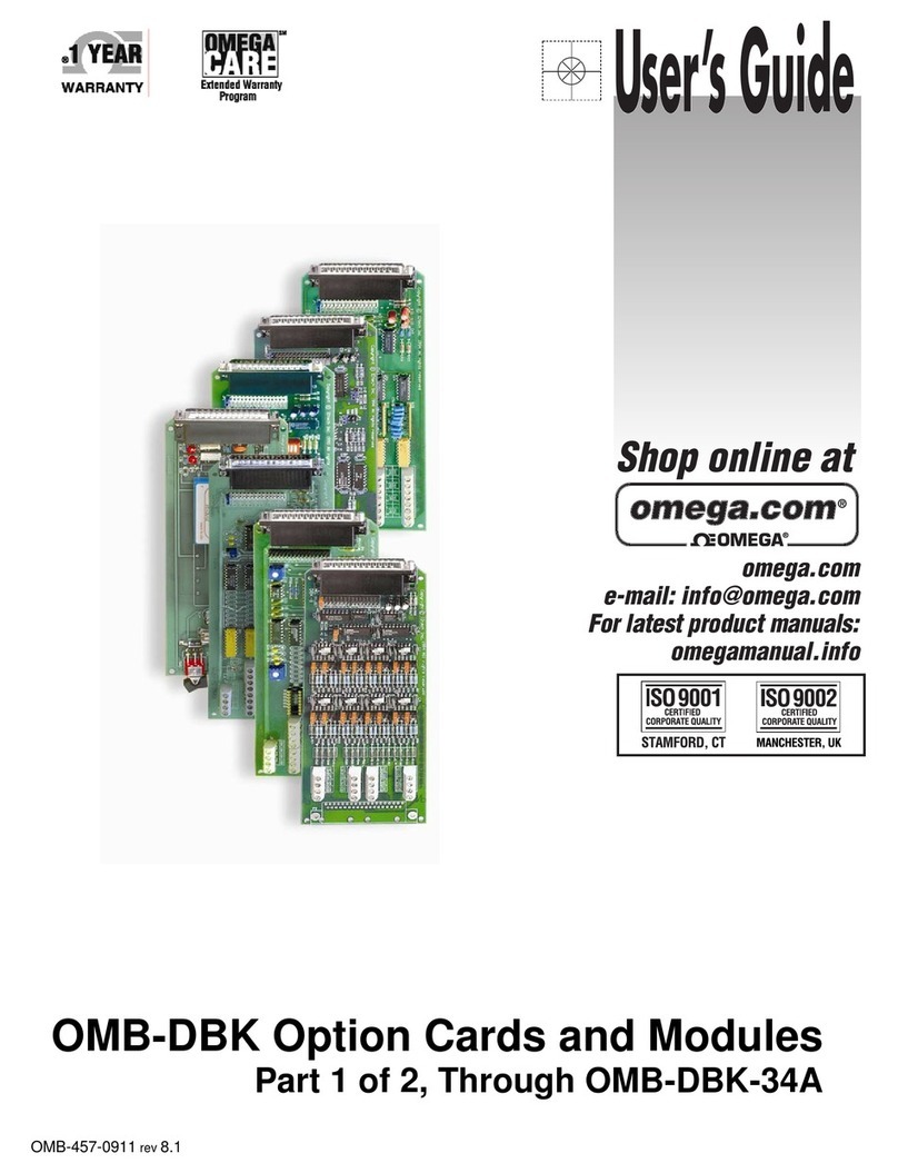Omega Engineering OMB-DBK-34A user guide