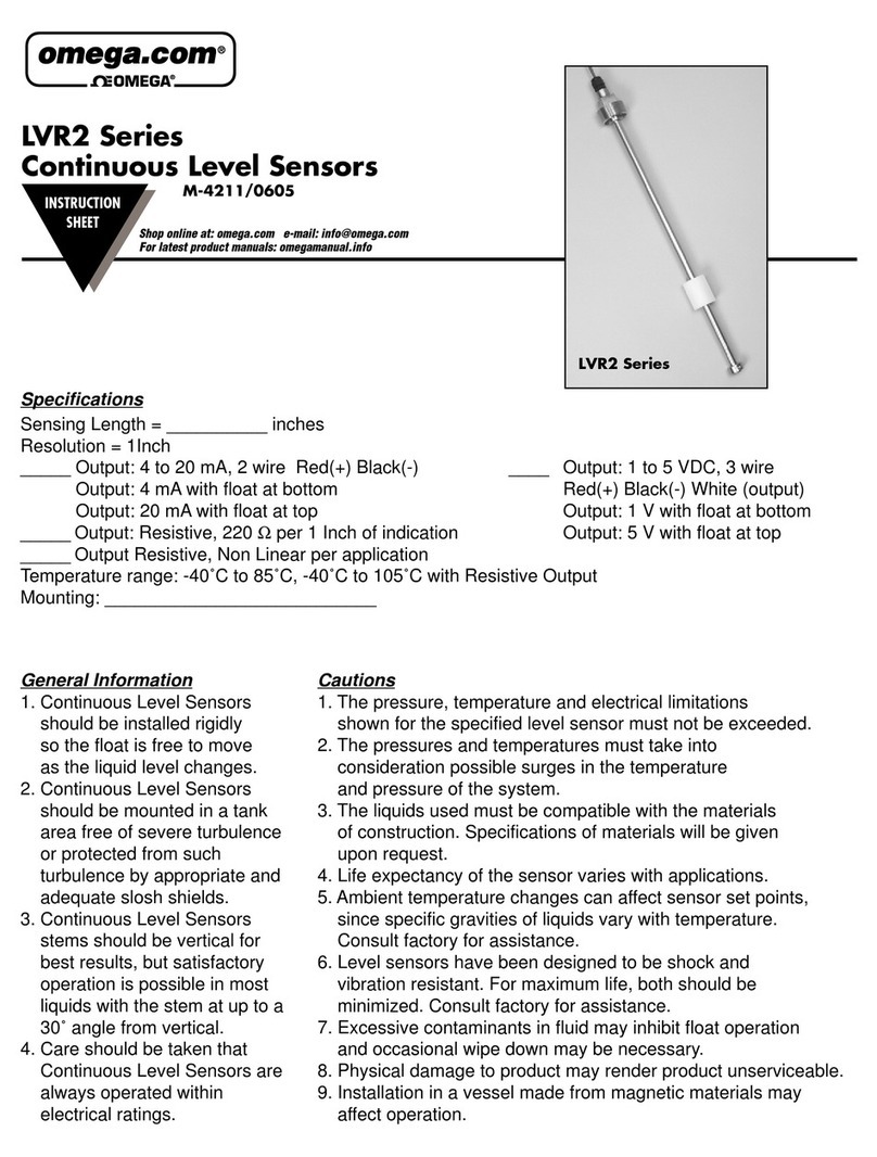 Omega Engineering LVR2 Series User manual