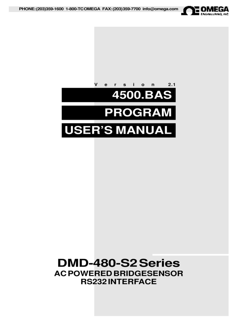 Omega Engineering DMD-480-S2 Series User manual
