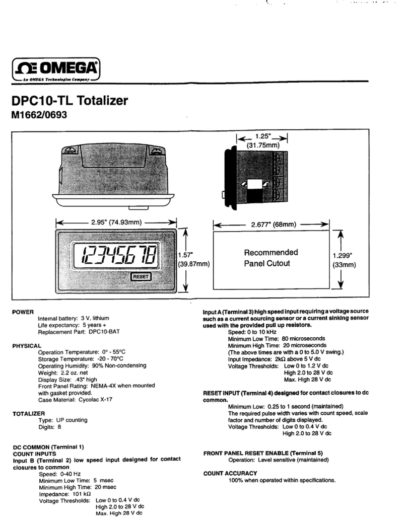 Omega Engineering DPC10-TL manual