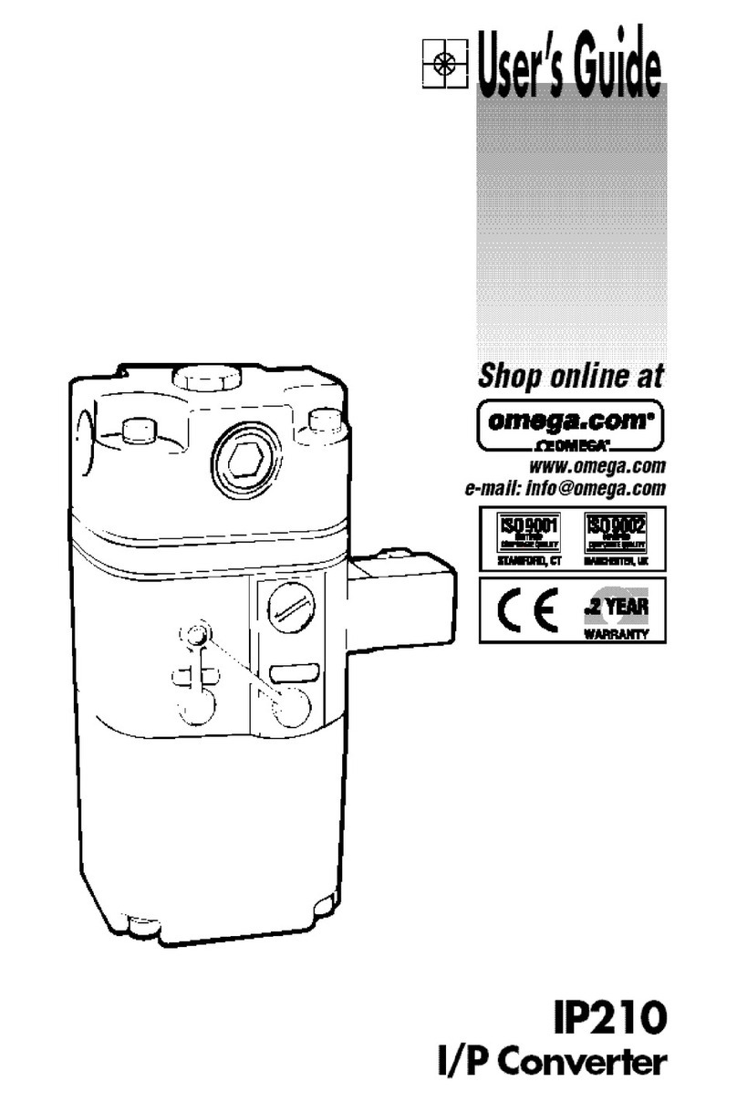 Omega Engineering IP210 User manual