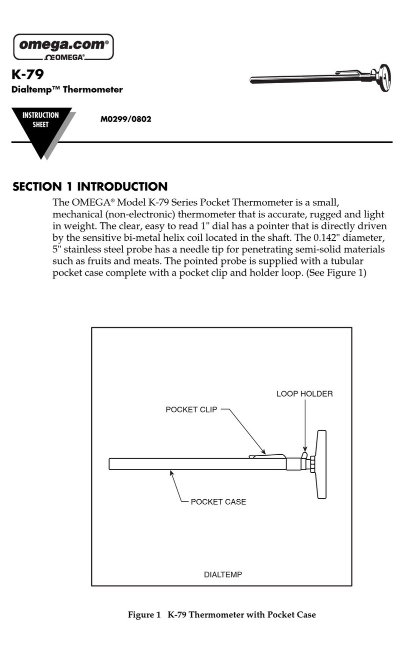 Omega K-79 User manual Omega K-79 User manual