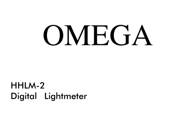 Omega HHLM-2 User manual Omega HHLM-2 User manual