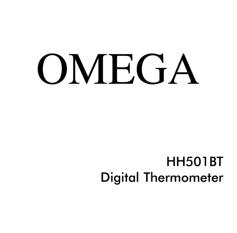 Omega HH501BT User manual