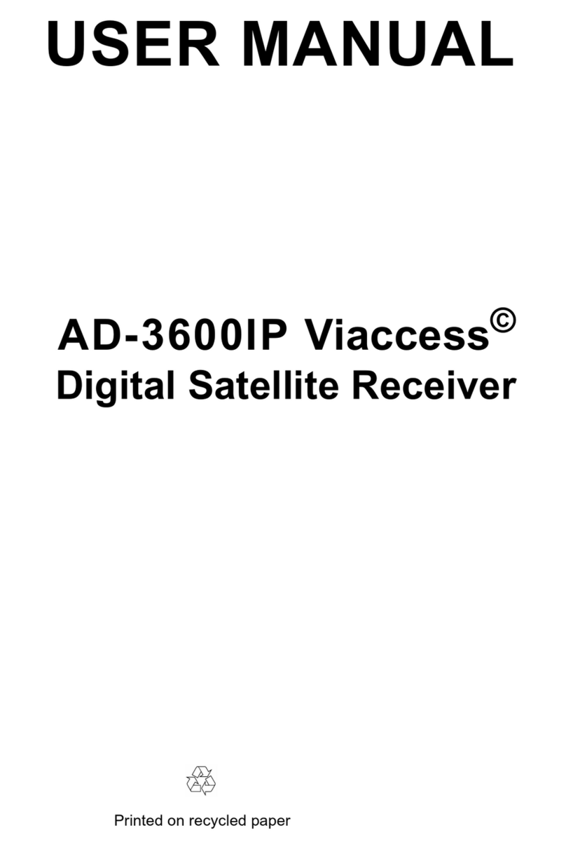 EchoStar AD-3600 IP Viaccess user manual