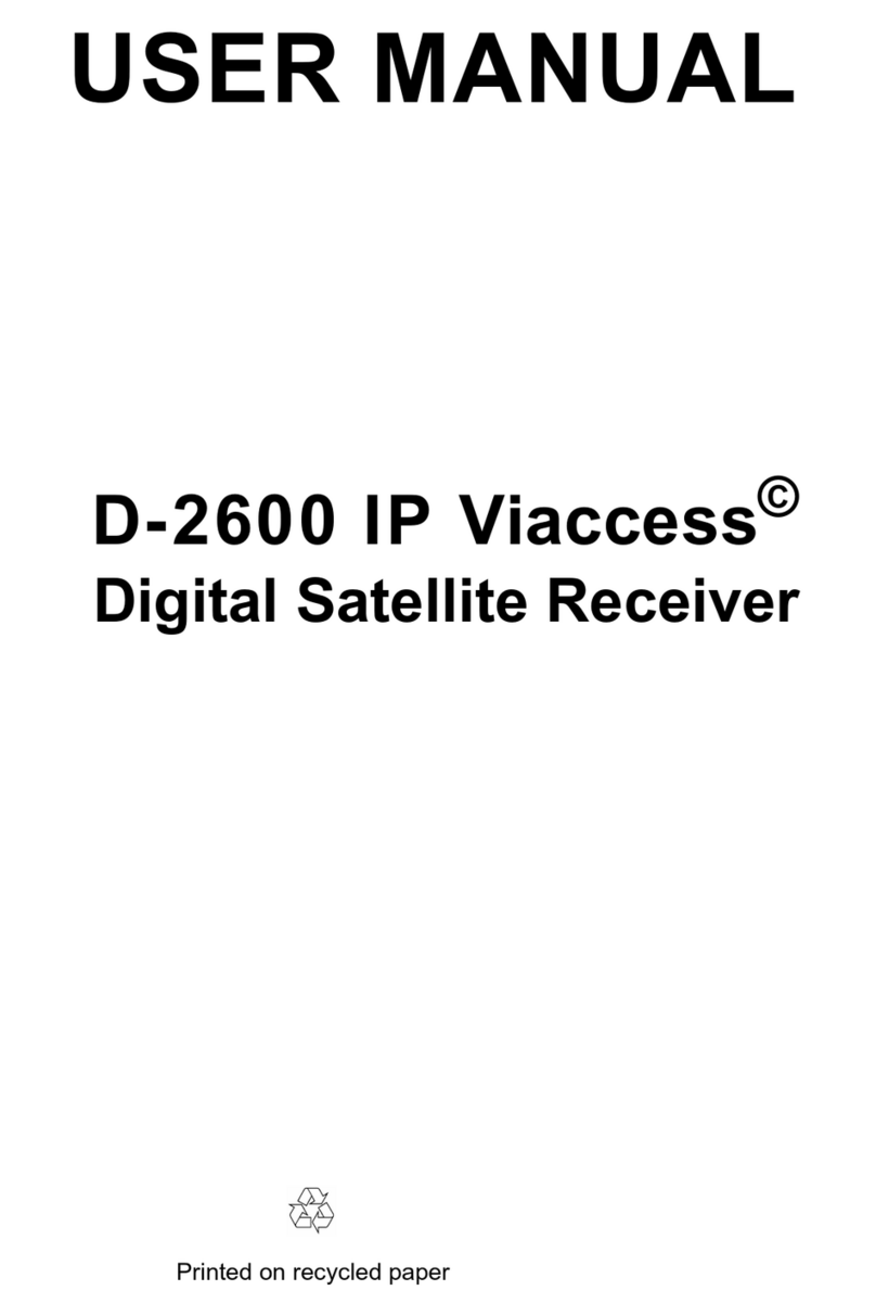 EchoStar D-2600 IP Viaccess user manual