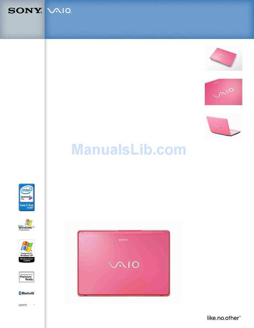 Sony VAIO VGN-C190P/P User manual