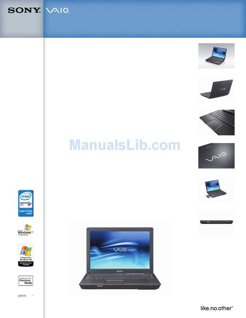 Sony VGN-C150P Specifications