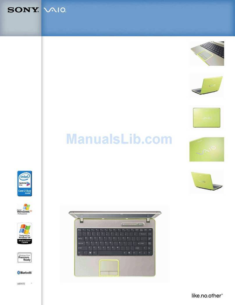 Sony VAIO VGN-C190P/G Specifications