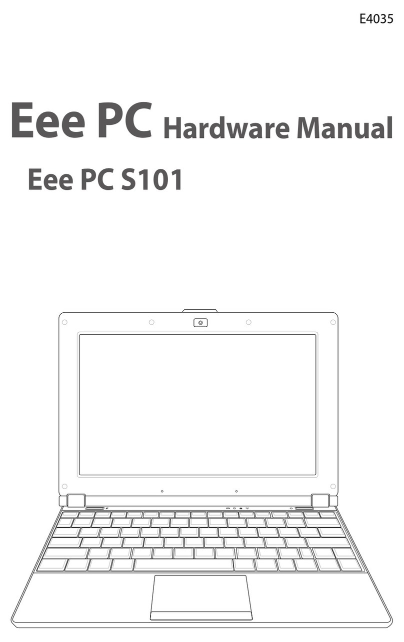 Asus S101 - Eee PC - Atom 1.6 GHz Hardware manual