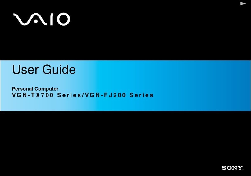 Sony VGN-FJ250P User manual