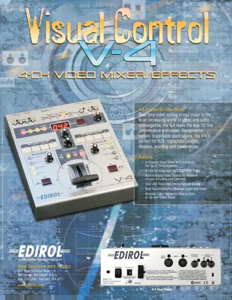 Edirol V-4 Specifications