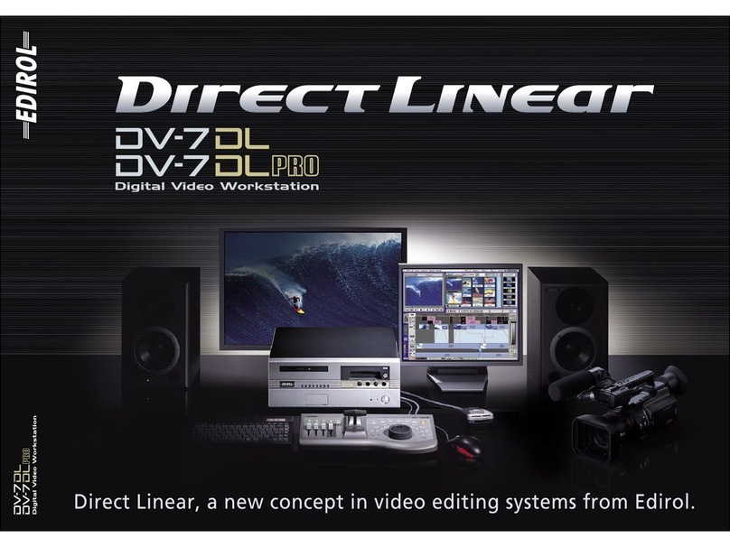 Edirol Direct Linear DV-7DL Pro Brochure & specs