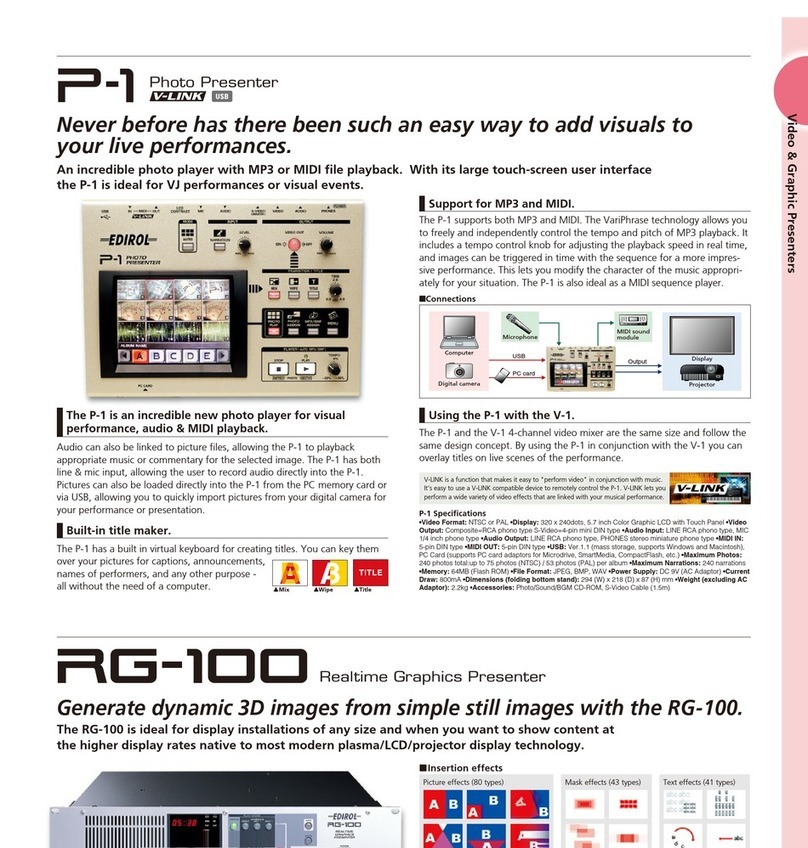 Edirol P-1 brochure