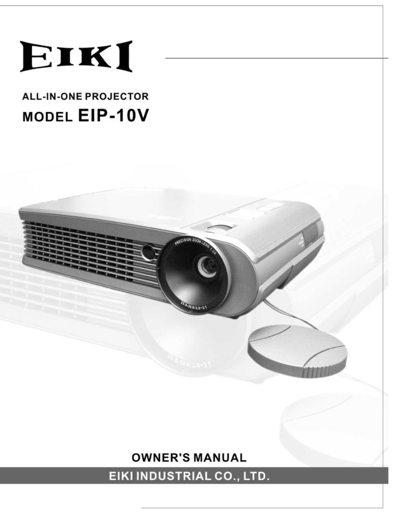 Eiki EIP-10V owner's manual