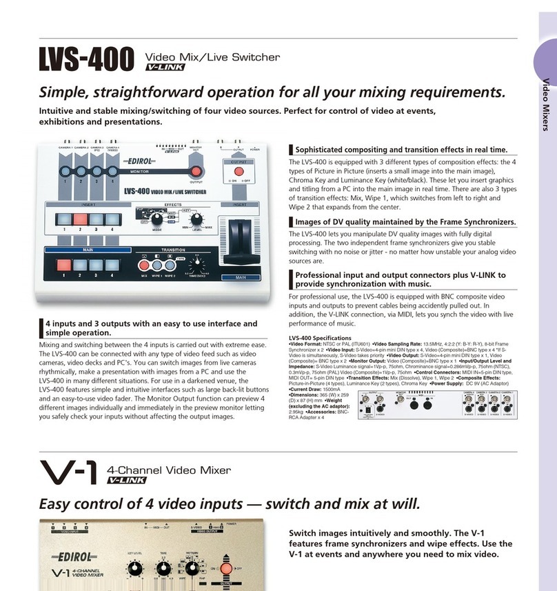 Edirol LVS-400 brochure