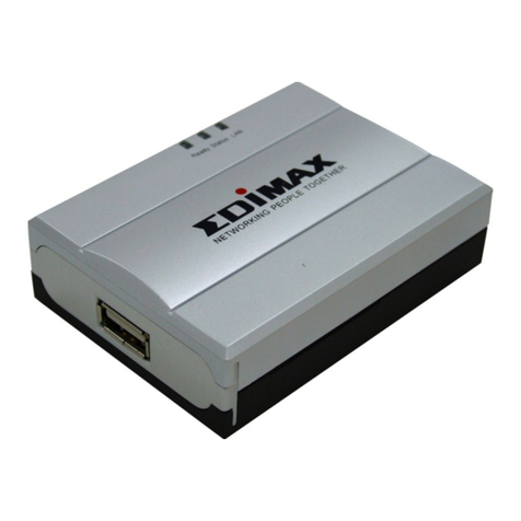 Edimax Past Ethernet Combo Print Server PS-1216U User manual
