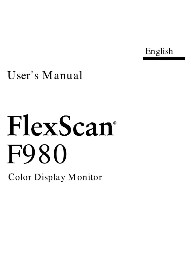 Eizo FLEXSCAN F980 User manual