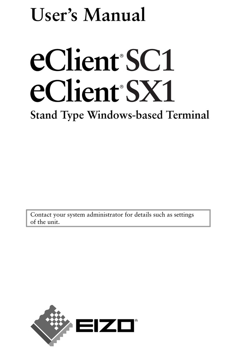 Eizo eClient SC1 user manual