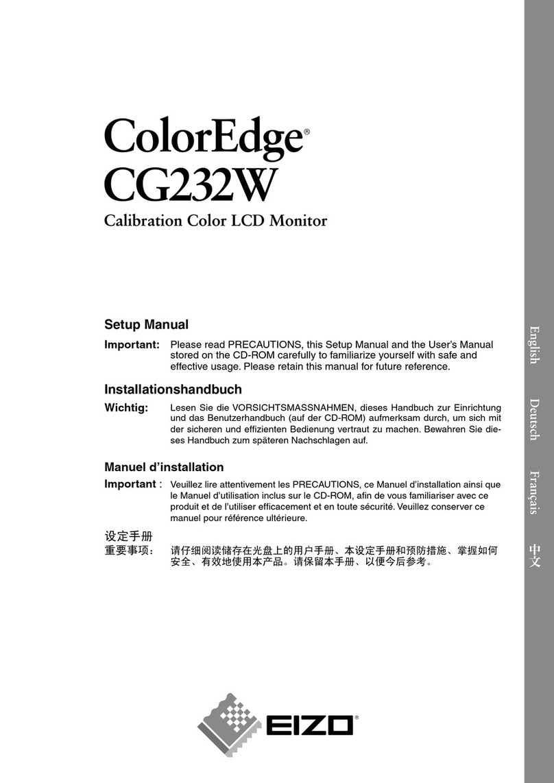 Eizo ColorEdge CG232W User guide