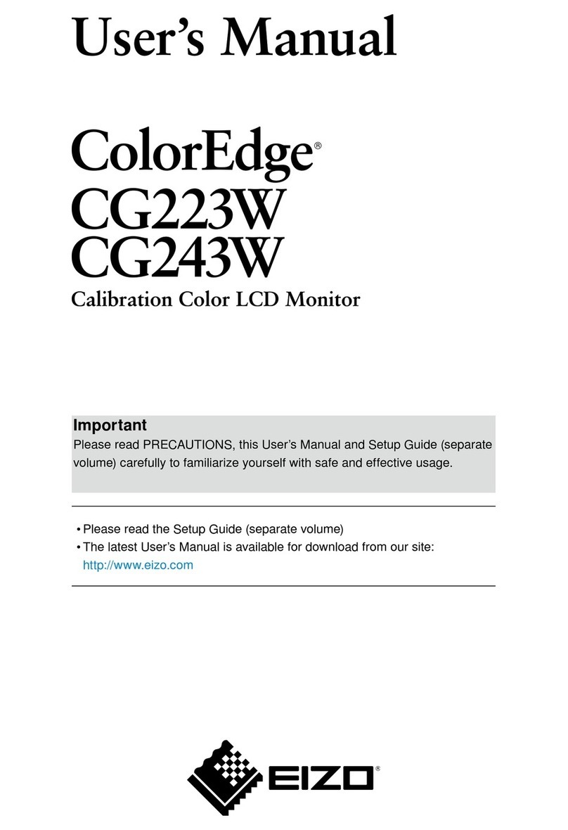 Eizo COLOREDGE CG243W User manual
