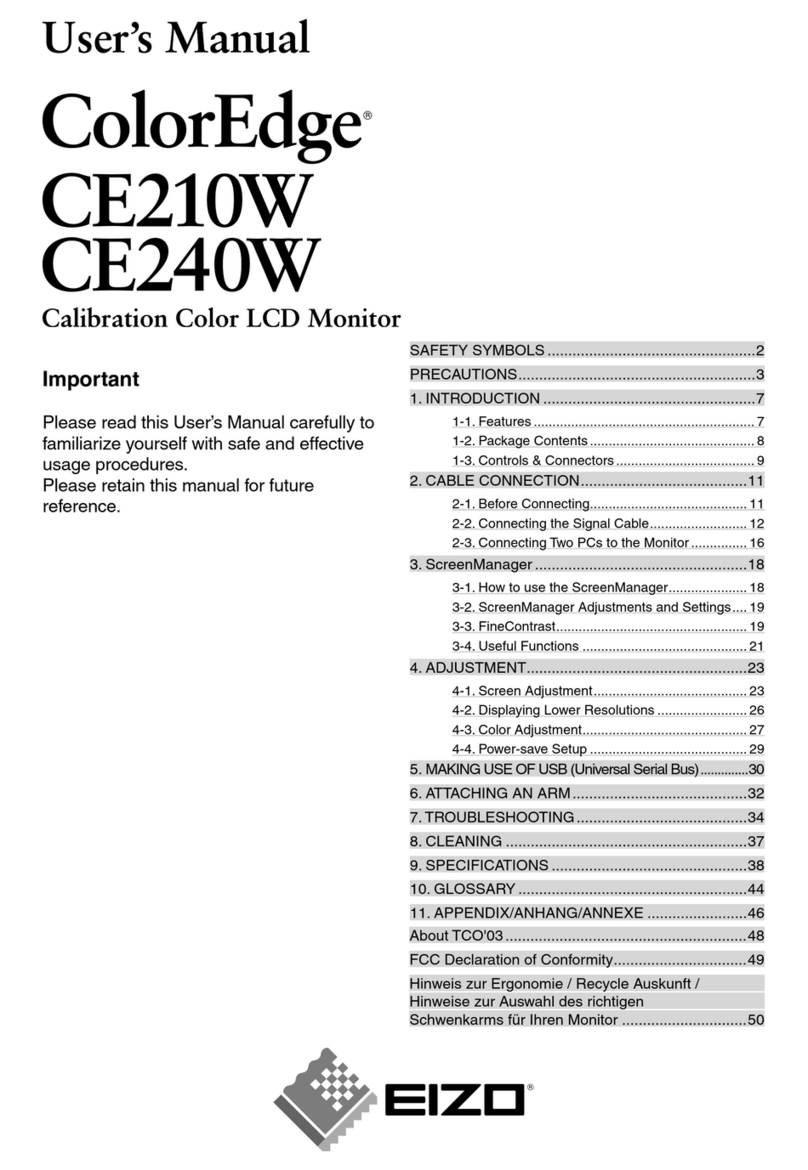 Eizo ColorEdge CE240W User manual