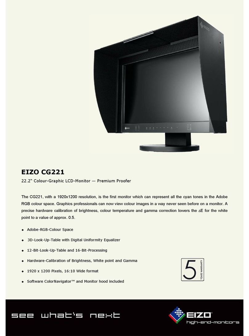 Eizo ColorEdge CG221 User manual
