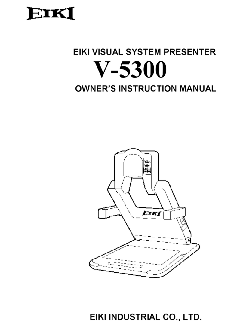 Eiki V-5300 Owner's instruction manual