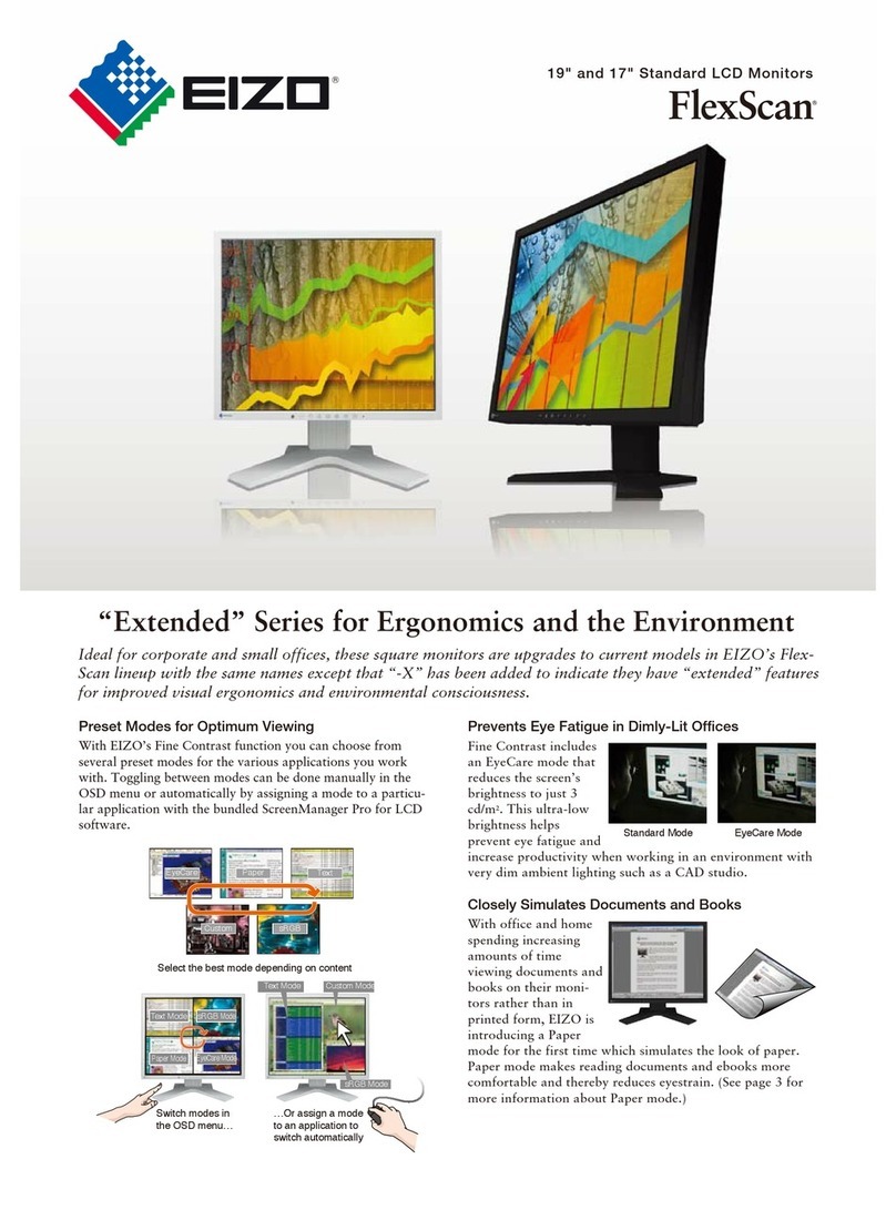 Eizo FlexScan S1701 User manual