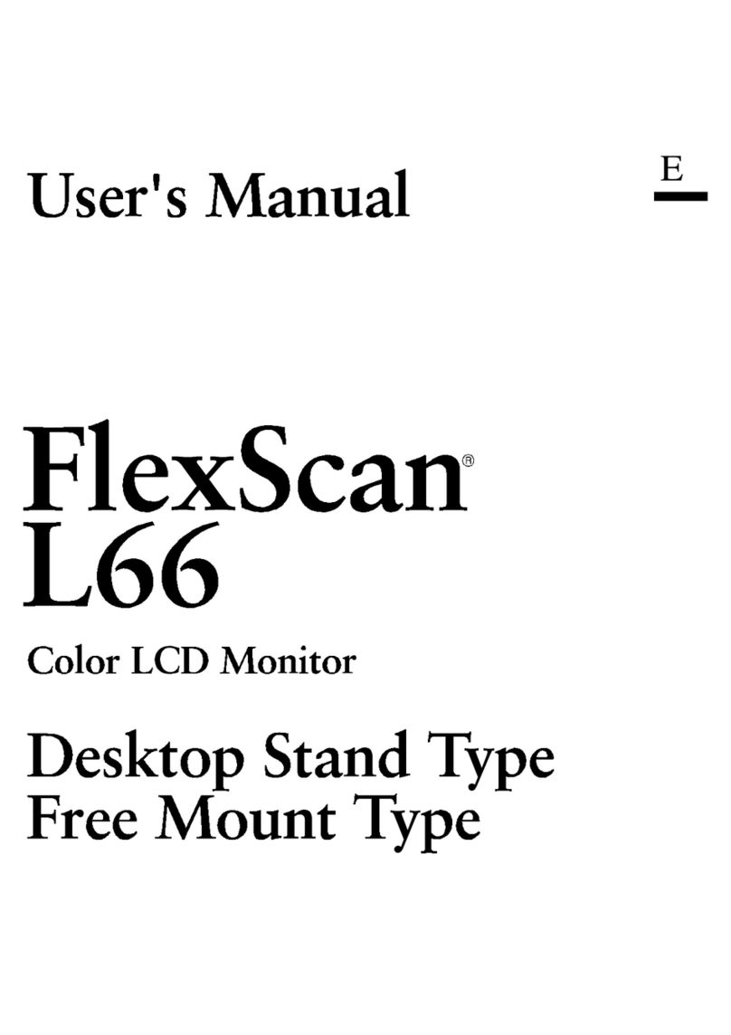 Eizo FlexScan L66 User manual