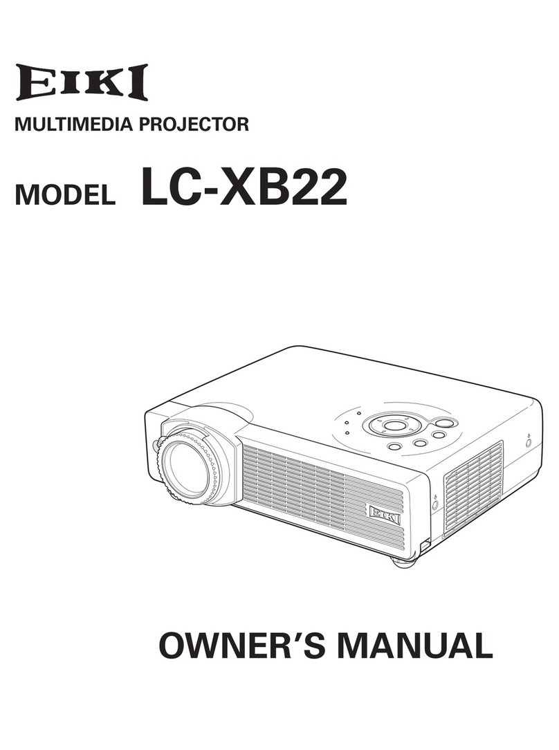 Eiki LC-XB22 User manual