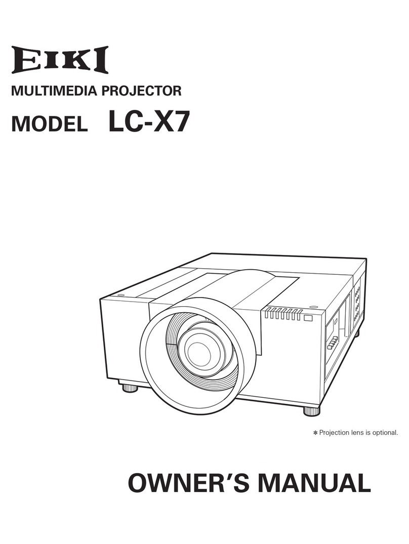 Eiki LC-X7 User manual