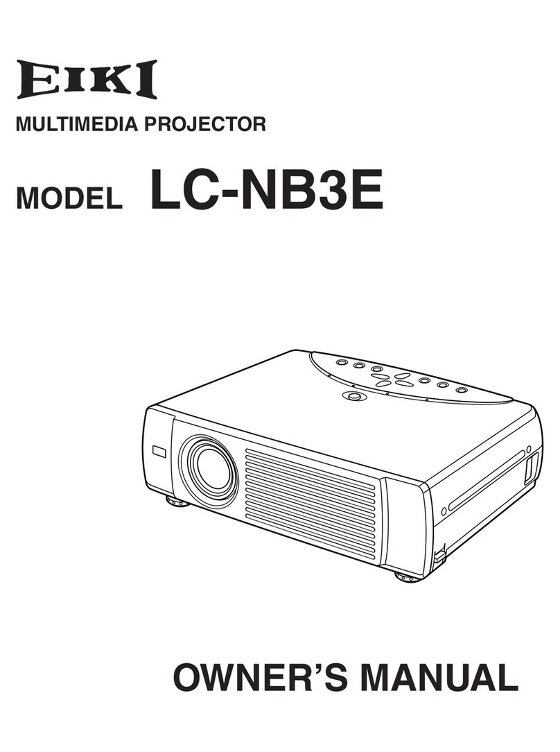 Eiki LC-NB3E User manual