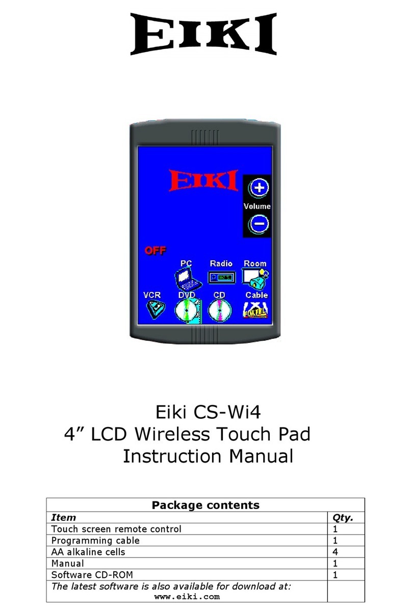 Eiki CS-Wi4 instruction manual