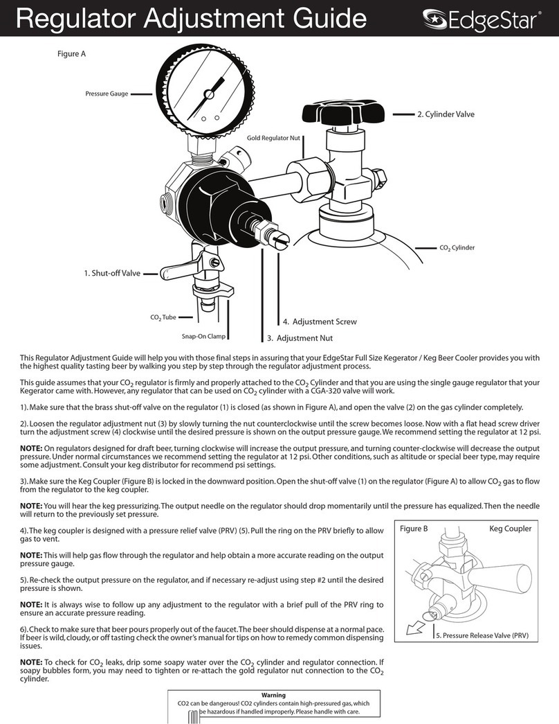 EdgeStar KC2000 Adjustment guide EdgeStar KC2000 Adjustment guide