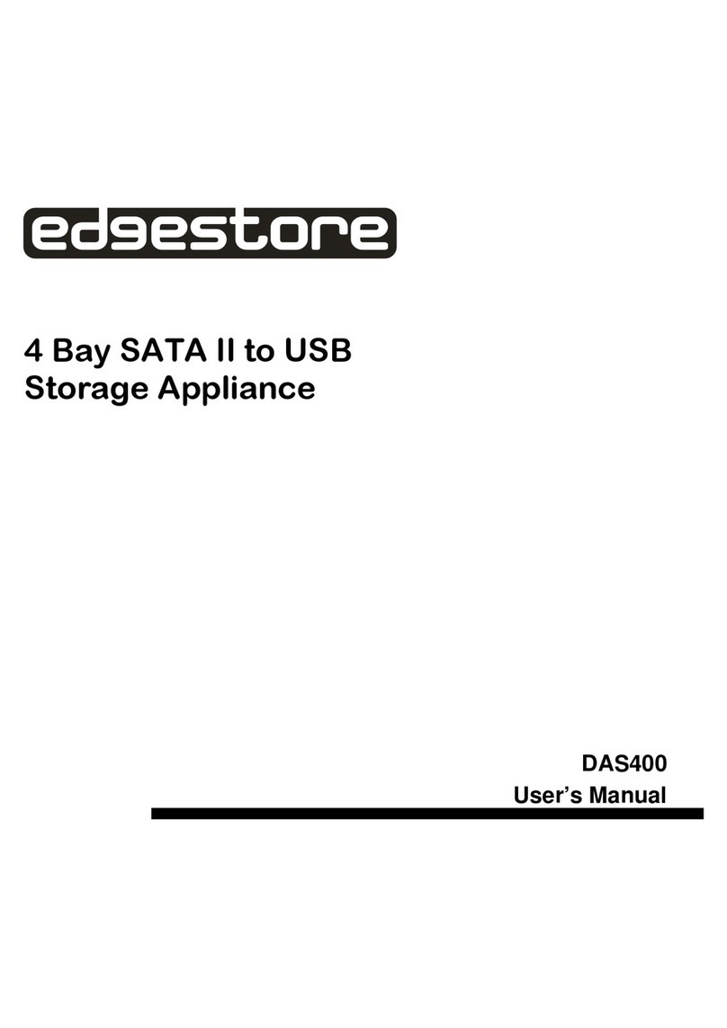 Edgestore DAS400 user manual