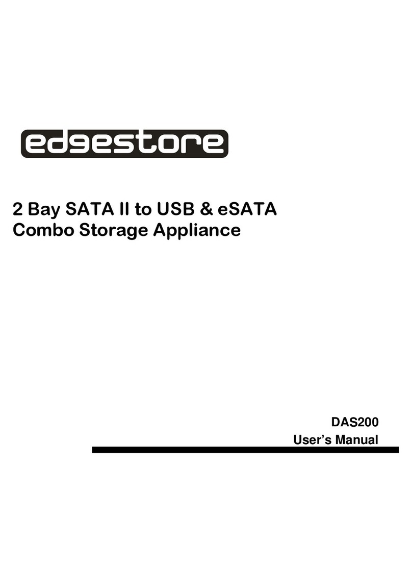 Edgestore DAS200 User manual