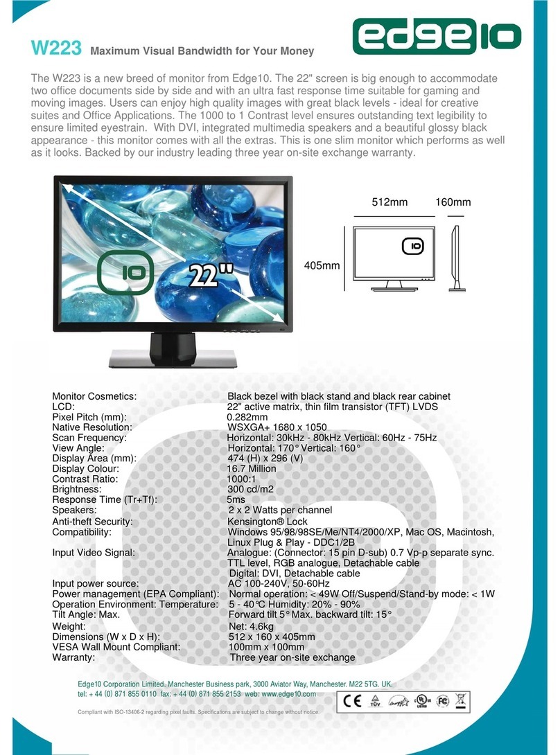 Edge10 W223 User manual