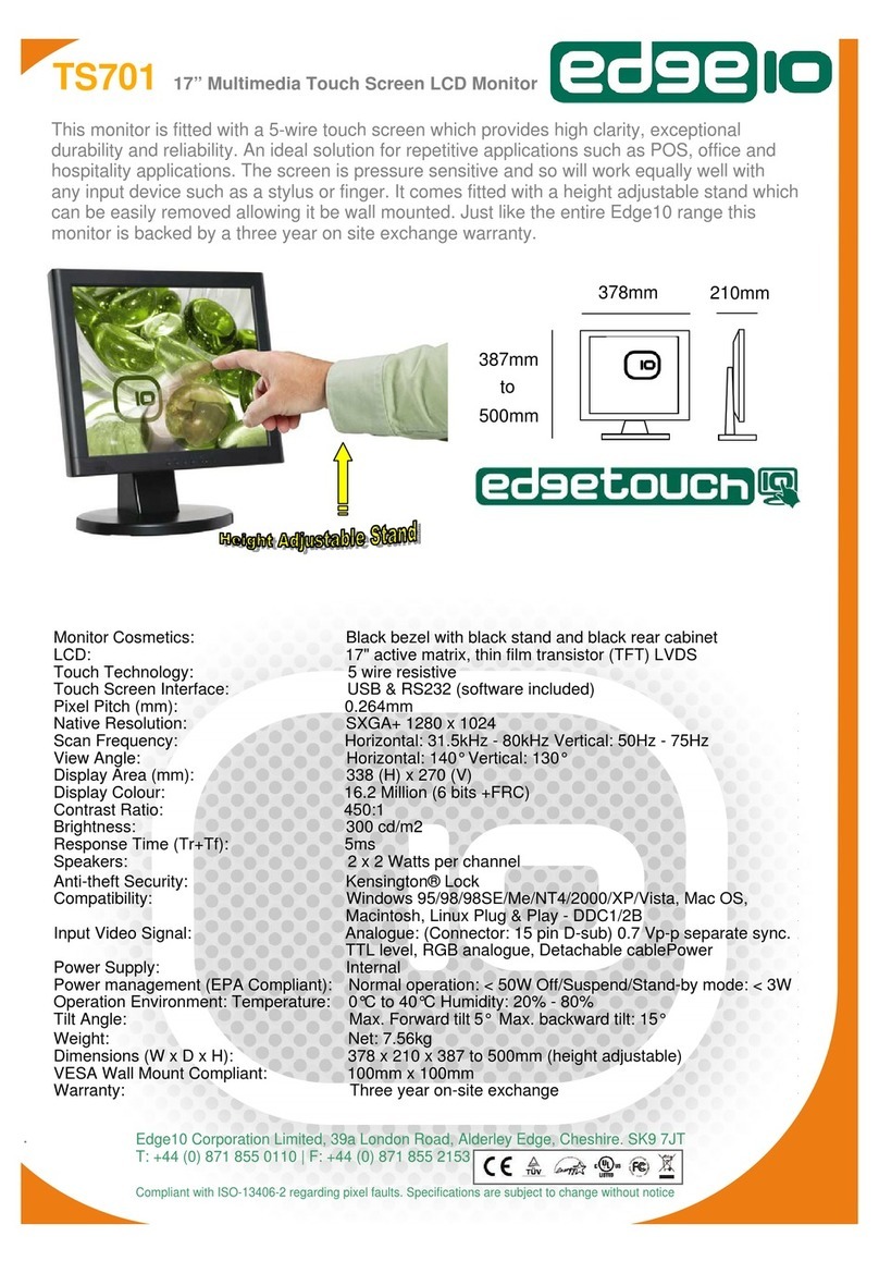 Edge10 TS701 User manual