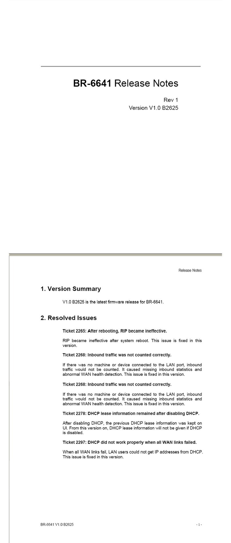 Edimax BR-6641 Instruction Manual Edimax BR-6641 Instruction Manual