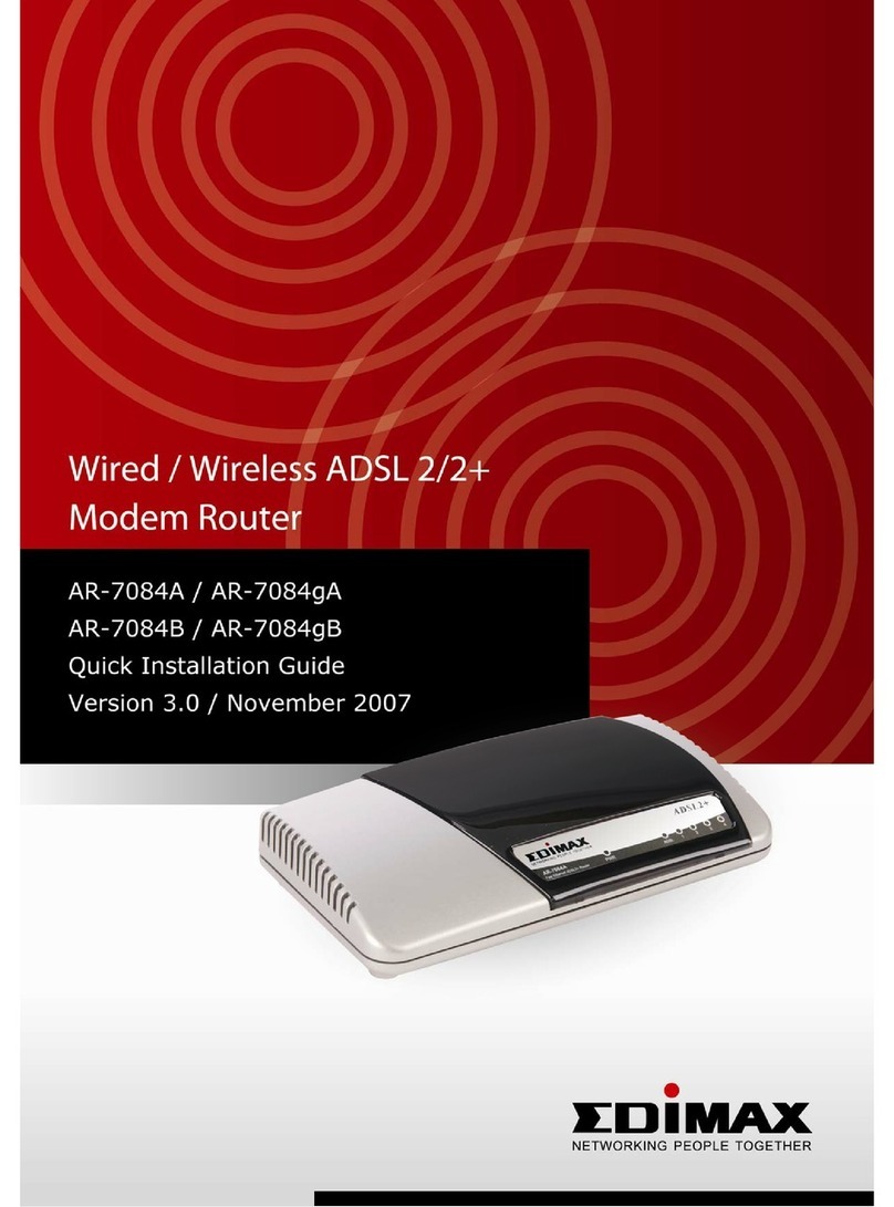 Edimax AR-7084A User manual