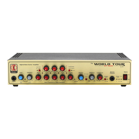 Eden WT800 User manual