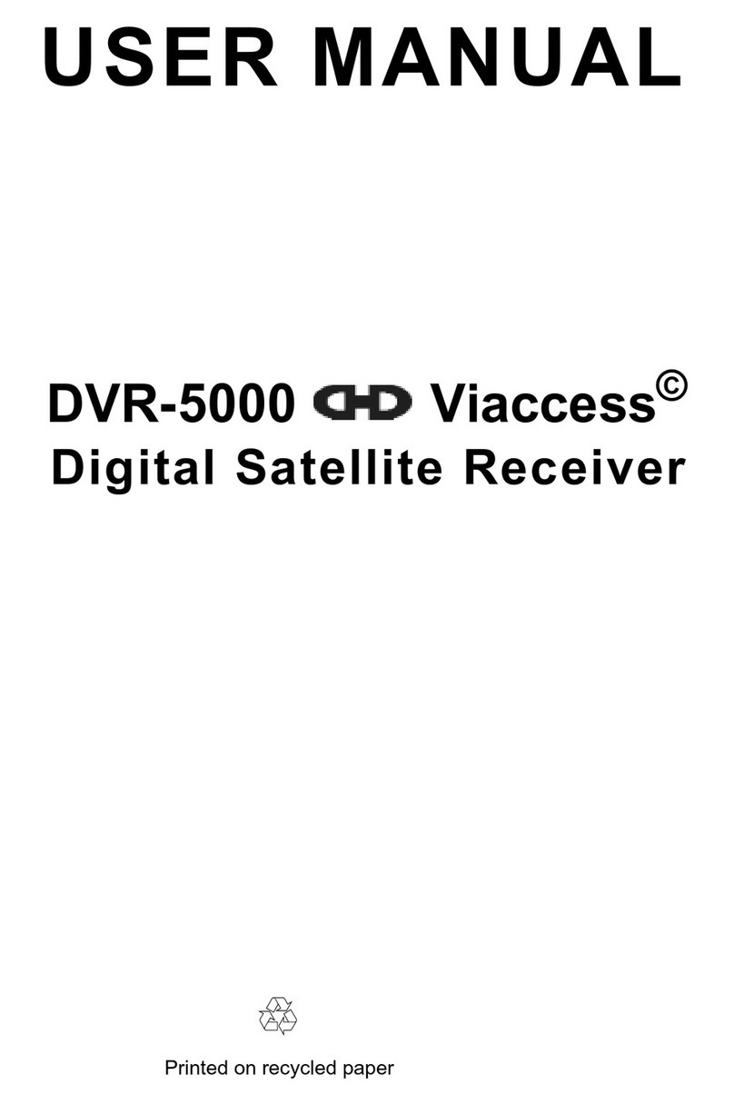 EchoStar DVR-5000 HDD Viaccess User manual