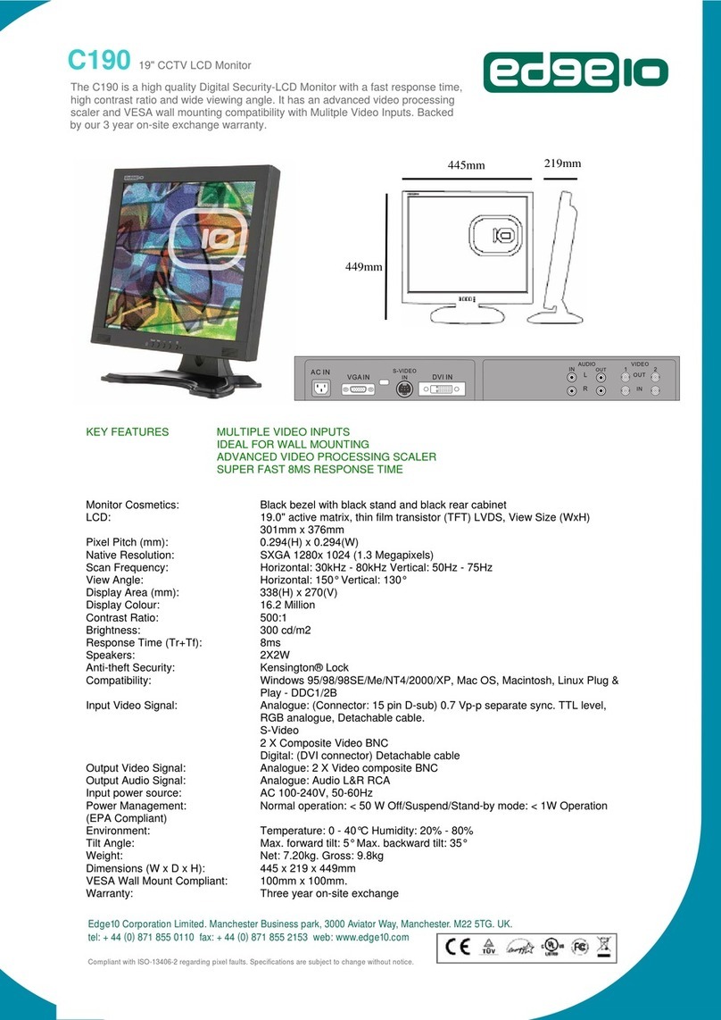 Edge10 C190 User manual