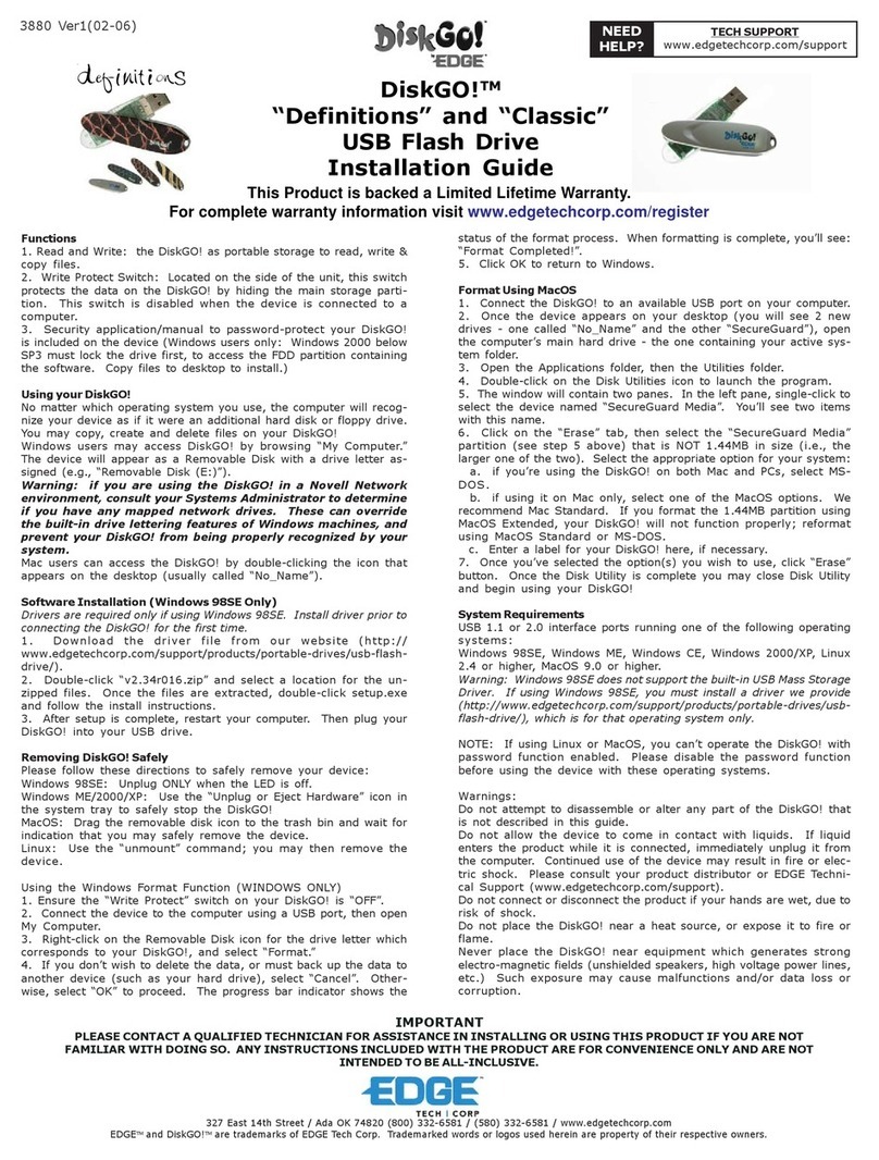Edge Classic User manual